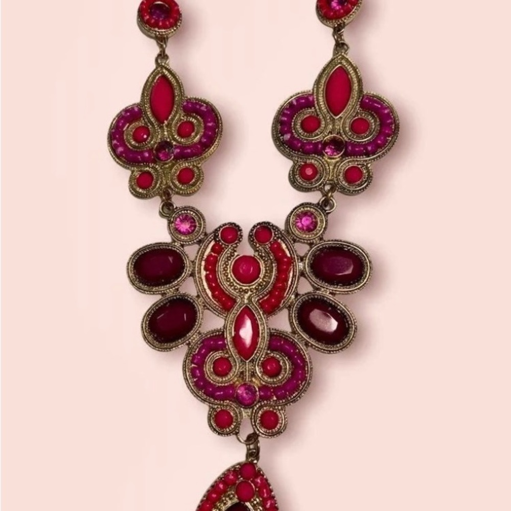 "Jaipur jewelry style " india ? necklace LC - Picture 8 of 10